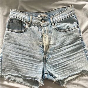 PacSun Blue Jean Shorts Distressed High-Waisted